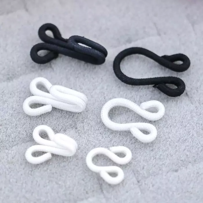 Nylon Covered Hook & Eye Sets